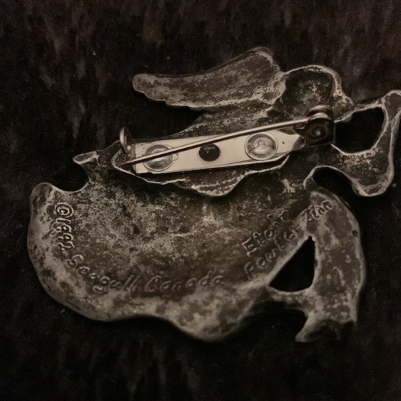 Seagull Pewter Angel with Trumpet - Picture 3 of 6